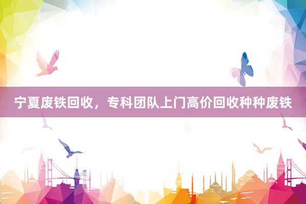 宁夏废铁回收，专科团队上门高价回收种种废铁
